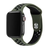 Apple Watch 1 2 3 4 5 6 7 8 9 Se Ultra 49/46/45/44/42 mm Kordon KRD-02 Silikon Strap Kayış - 10