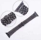 Apple Watch 1 2 3 4 5 6 7 8 9 Se Ultra 49/46/45/44/42 mm Kordon KRD-36 Metal Strap Kayış - 12