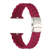 Apple Watch 1 2 3 4 5 6 7 8 9 Se Ultra 49/46/45/44/42 mm Kordon KRD-72 Silikon Strap Kayış - 3