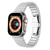 Apple Watch 7 41mm Kordon KRD-79 Metal Strap Kayış - 1