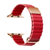 Apple Watch 1 2 3 4 5 6 7 8 9 Se Ultra 49/46/45/44/42 mm KRD-78 PU Deri Kordon Strap Kayış thumbnail 3