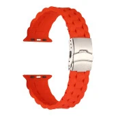 Apple Watch 1 2 3 4 5 6 7 8 9 Se Ultra 49/46/45/44/42 mm Kordon KRD-72 Silikon Strap Kayış - 12