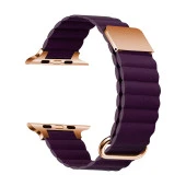 Apple Watch 1 2 3 4 5 6 7 8 9 Se Ultra 49/46/45/44/42 mm KRD-78 PU Deri Kordon Strap Kayış thumbnail 4