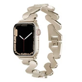 Apple Watch 7 41mm Kordon KRD-80 Metal Strap Kayış - 3