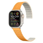 Apple Watch 1 2 3 4 5 6 7 8 9 Se Ultra 49/45/44/42 mm KRD-111 Çizgili Desenli Silikon Kordon thumbnail 5