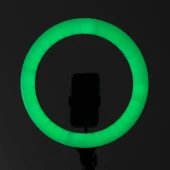 MJ38 RGB 25W Ring Light Canlı Yayın 38cm USB'li ve Telefon Stand thumbnail 8