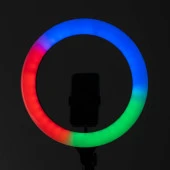 MJ38 RGB 25W Ring Light Canlı Yayın 38cm USB'li ve Telefon Stand thumbnail 9
