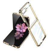 Galaxy Z Flip 6 Kılıf  Full Camlı Kıpta Kapak - 4