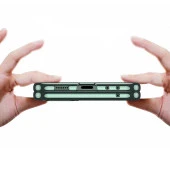 Galaxy Z Flip 6 Kılıf  Full Camlı Kıpta Kapak - 6