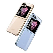 Galaxy Z Flip 6 Kılıf  Full Camlı Kıpta Kapak - 8