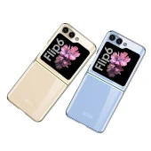 Galaxy Z Flip 6 Kılıf  Full Camlı Kıpta Kapak - 11