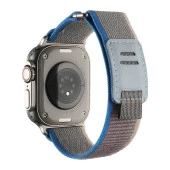Apple Watch 1 2 3 4 5 6 7 8 9 Se Ultra 49/45/44/42 mmHasır Kordon  KRD-106 Strap Kayış thumbnail 2