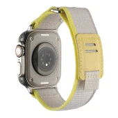 Apple Watch 1 2 3 4 5 6 7 8 9 Se Ultra 49/45/44/42 mmHasır Kordon  KRD-106 Strap Kayış thumbnail 3