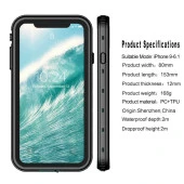 Apple iPhone XS 5.8 Kılıf  1-1 Su Geçirmez Kılıf thumbnail 6