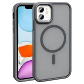 Apple iPhone 12 Pro Kılıf Magsafe Şarj Özellikli Mat Arka Yüzey  Sio Kapak thumbnail 1