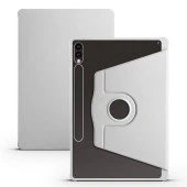 Galaxy Tab S9 Plus Kılıf  Termik Kalem Bölmeli Dönebilen Standlı Kılıf thumbnail 7