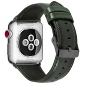 Apple Watch Ultra 49mm Kordon Luxury Leather Deri Strap Kayış thumbnail 10