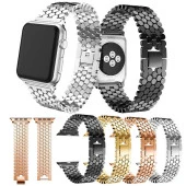Apple Watch 1 2 3 4 5 6 7 8 9 Se Ultra 49/45/44/42 mm Kordon KRD-30 Metal Strap Kayış thumbnail 8