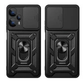 Xiaomi Poco F5 Kılıf Magnetik Standlı Kamera Korumalı  Sürgülü Vega Kapak thumbnail 8