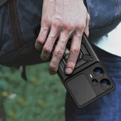 Xiaomi Poco F5 Kılıf Magnetik Standlı Kamera Korumalı  Sürgülü Vega Kapak thumbnail 10