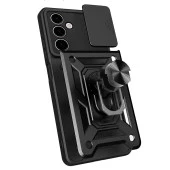 Galaxy A24 Kılıf Magnetik Standlı Kamera Korumalı  Sürgülü Vega Kapak thumbnail 10