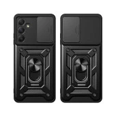 Galaxy A35 Kılıf Magnetik Standlı Kamera Korumalı  Sürgülü Vega Kapak thumbnail 11
