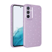 Galaxy S24 Kılıf Kamera Korumalı Simli Lüks  Koton Kapak thumbnail 1