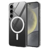 Galaxy S24 Plus Kılıf Kamera Korumalı Magsafe Sert PC  Porto Kapak thumbnail 2