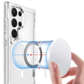 Galaxy S24 Ultra Kılıf  Magsafe Şarj Özellikli T-Max Magsafe Kapak thumbnail 7