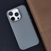 Apple iPhone 14 Pro Max Kılıf Magsafe Şarj Özellikli PU Deri  Adora Kapak thumbnail 8