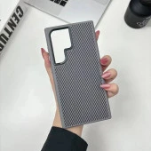 Galaxy S24 Ultra Kılıf Magsafe Şarj Özellikli Karbon Fiber Görünümlü  Troy Kapak thumbnail 8