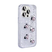 Apple iPhone 15 Pro Max Kılıf Airbagli Simli Arka Yüzey  Işıltı Silikon Kapak thumbnail 7