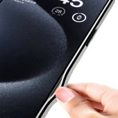 Apple iPhone 15 Pro Max Kılıf Ultra İnce Kamera Korumalı PC + Deri Arka Yüzey  X-Pro Kapak thumbnail 5