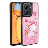 Xiaomi Poco C65 Kılıf Parlayan Kabartmalı İkonik Figürlü  Amas Silikon Kapak thumbnail 1