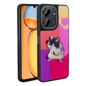 Xiaomi Poco C65 Kılıf Parlayan Kabartmalı İkonik Figürlü  Amas Silikon Kapak thumbnail 2