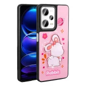 Xiaomi Redmi Note 12 Pro 5G Kılıf Parlayan Kabartmalı İkonik Figürlü  Amas Silikon Kapak thumbnail 3