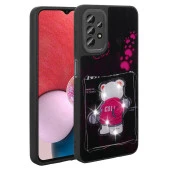 Galaxy A23 Kılıf Parlayan Kabartmalı İkonik Figürlü  Amas Silikon Kapak thumbnail 5