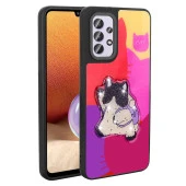 Galaxy A32 4G Kılıf Parlayan Kabartmalı İkonik Figürlü  Amas Silikon Kapak thumbnail 3