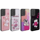 Galaxy A23 Kılıf Parlayan Kabartmalı İkonik Figürlü  Amas Silikon Kapak thumbnail 7