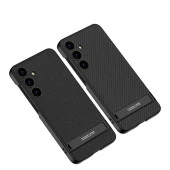 Galaxy S24 Kılıf  Kamera Korumalı Leather Dikey Standlı Ays Kapak thumbnail 1