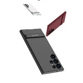 Galaxy S24 Ultra Kılıf  Kamera Korumalı Dikey Standlı Ays Kapak thumbnail 10