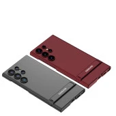 Galaxy S24 Ultra Kılıf  Kamera Korumalı Dikey Standlı Ays Kapak thumbnail 11