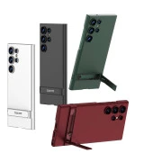 Galaxy S24 Ultra Kılıf  Kamera Korumalı Dikey Standlı Ays Kapak thumbnail 12