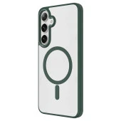 Galaxy S24 Kılıf Magsafe Şarj Özellikli  Krom Magsafe Silikon Kapak thumbnail 2