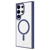 Galaxy S24 Ultra Kılıf Magsafe Şarj Özellikli  Krom Magsafe Silikon Kapak thumbnail 2