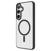 Galaxy S24 Kılıf Magsafe Şarj Özellikli  Krom Magsafe Silikon Kapak thumbnail 5