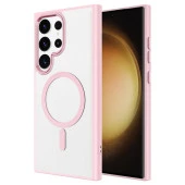 Galaxy S24 Ultra Kılıf Magsafe Şarj Özellikli  Krom Magsafe Silikon Kapak thumbnail 8