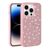 Apple iPhone 14 Pro Max Kılıf Parlak Taşlı Tasarım  Pırlanta Kapak thumbnail 6