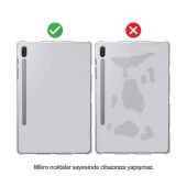 Galaxy Tab S8 Kılıf  Tablet Süper Silikon Kapak thumbnail 8
