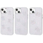 Apple iPhone 15 Kılıf Kabartma Figürlü Parlak  Eralli Silikon Kapak thumbnail 5